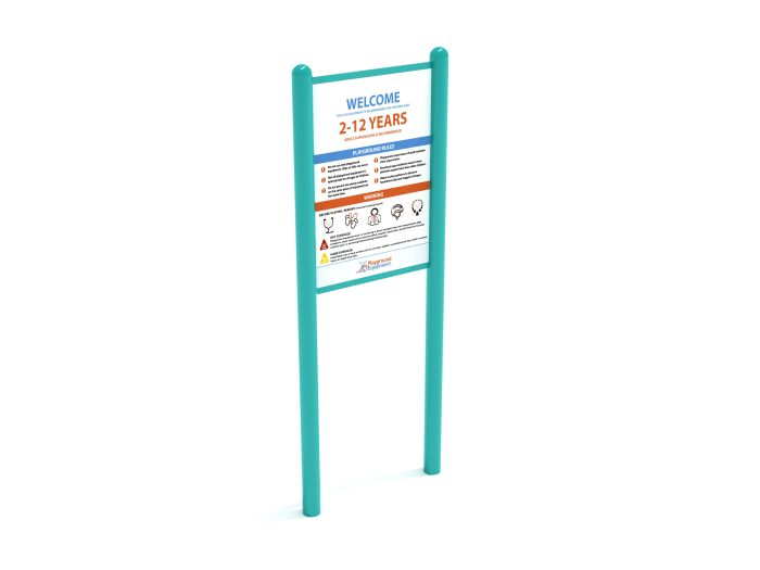 2-Sided Playground Safety Rules and Welcome Sign - Image 80