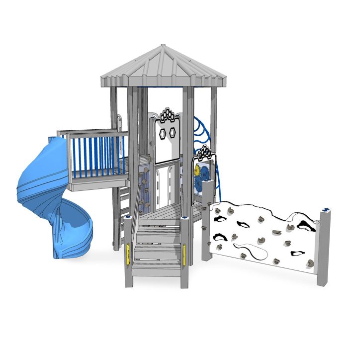 Eiffel Tower Recycled Plastic Play System - Image 3