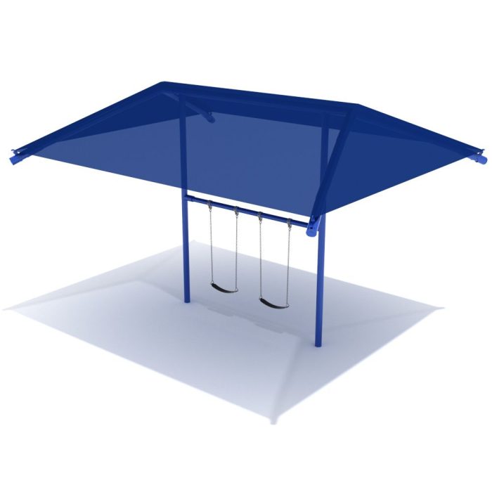 Elite Series 5 inch Single Post Swing with Shade