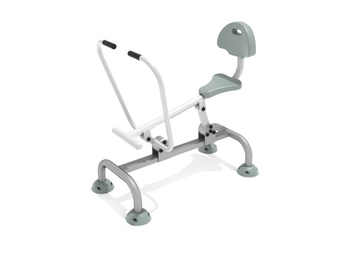 Single Station Rower with Back (Deluxe) - Image 8