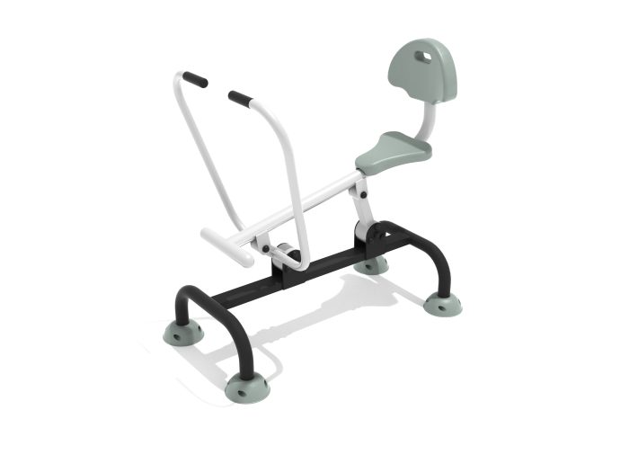 Single Station Rower with Back (Deluxe) - Image 9
