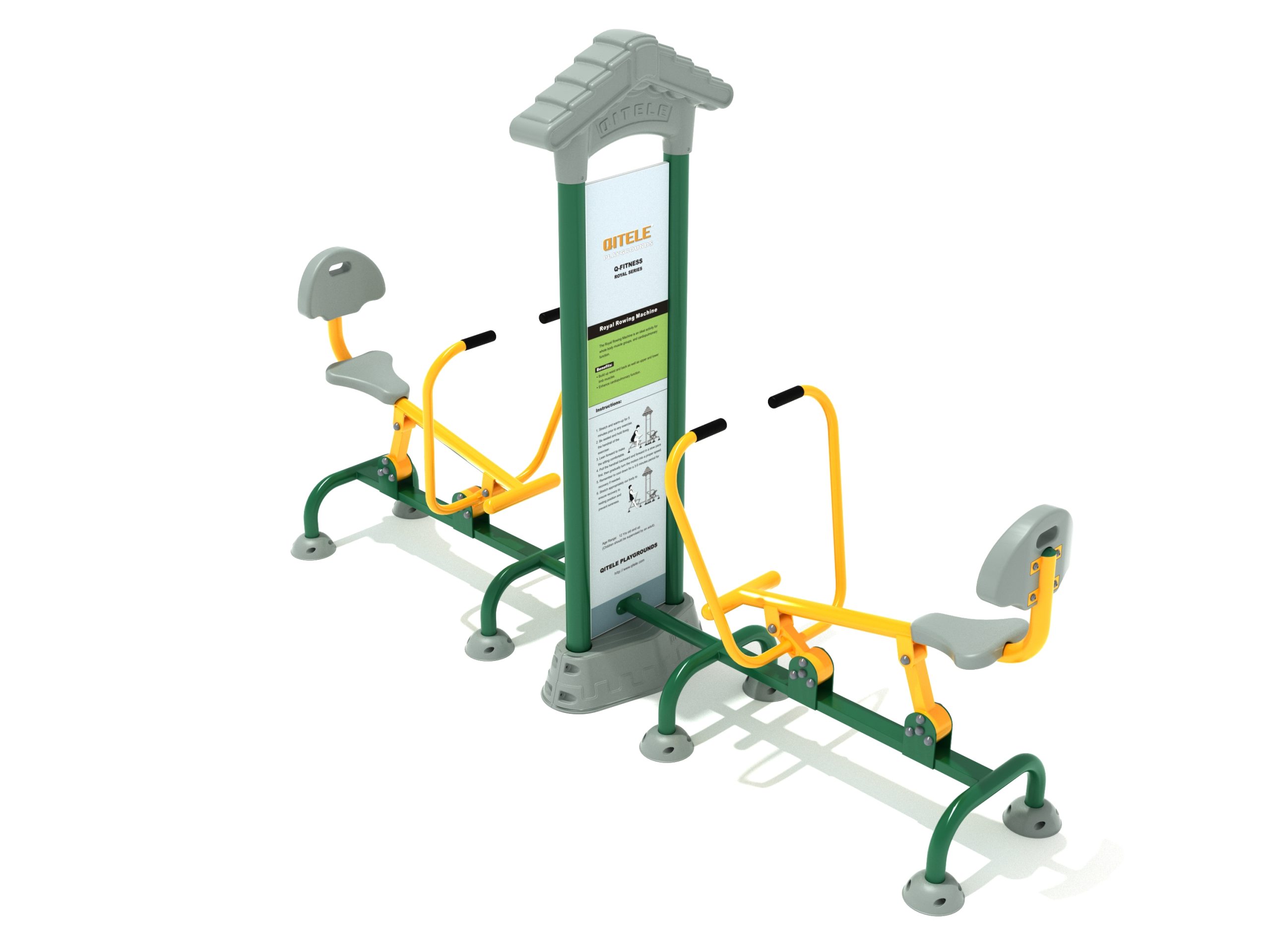 Royal Double Station Rower - Image 2