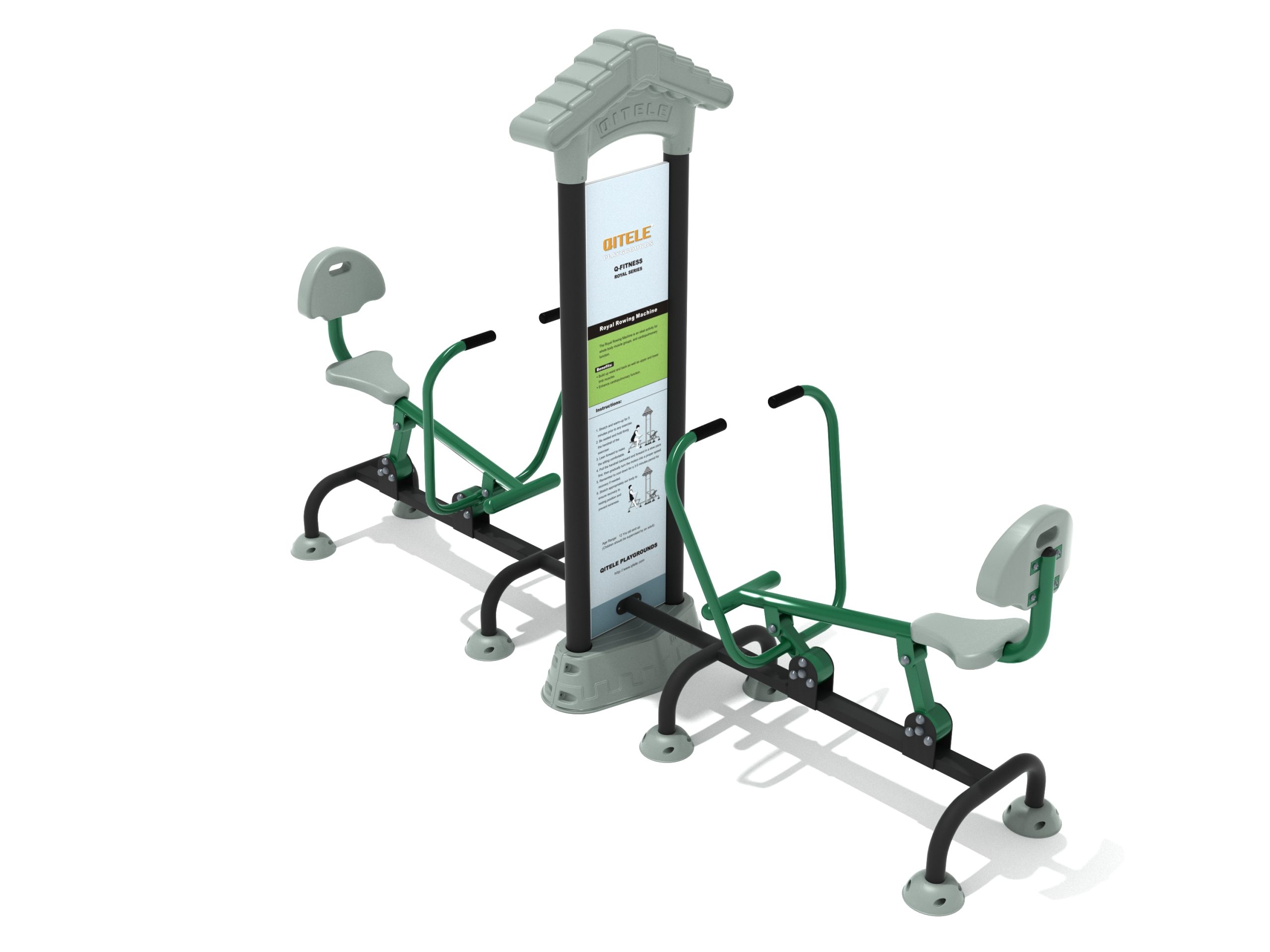 Royal Double Station Rower - Image 3