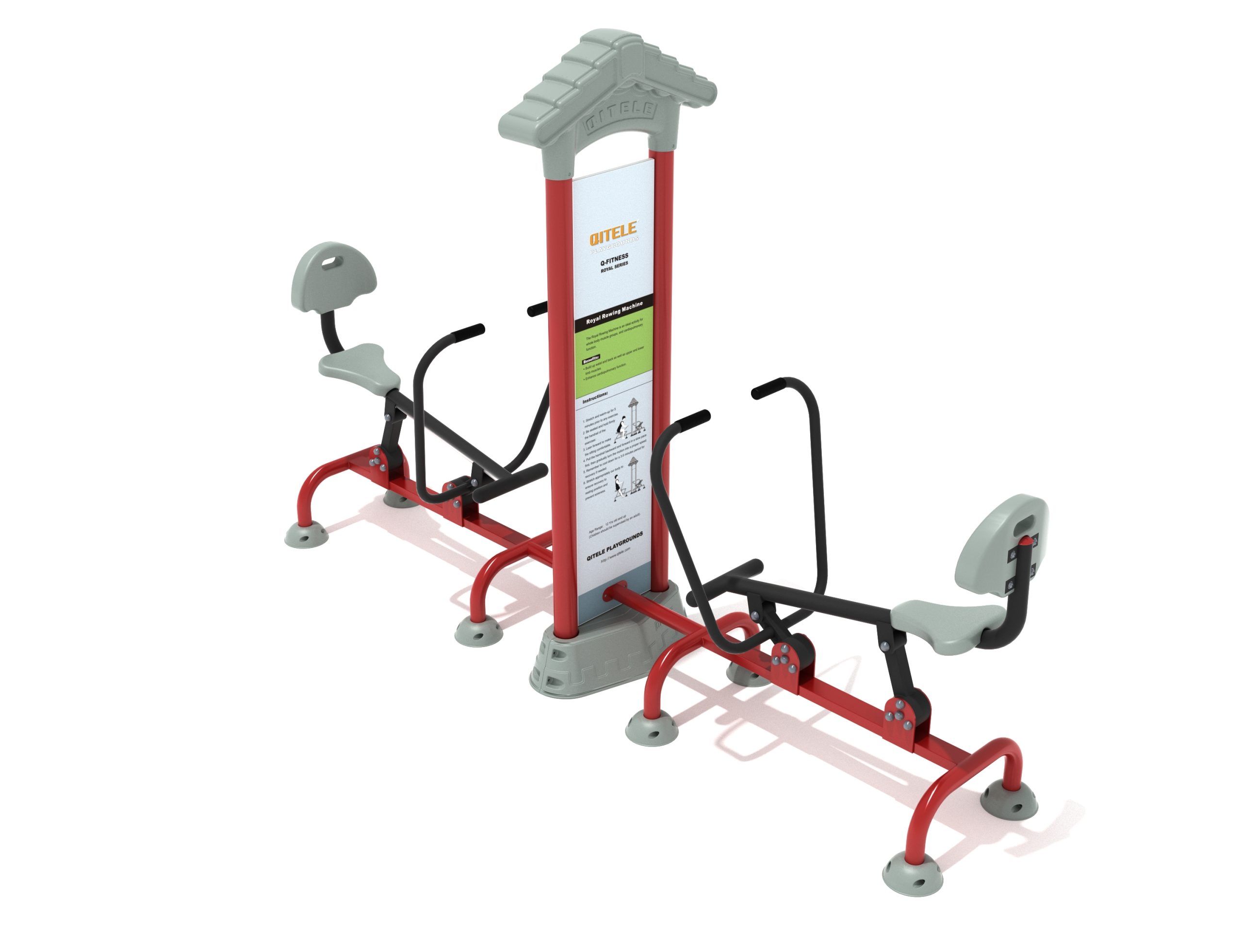 Royal Double Station Rower - Image 9