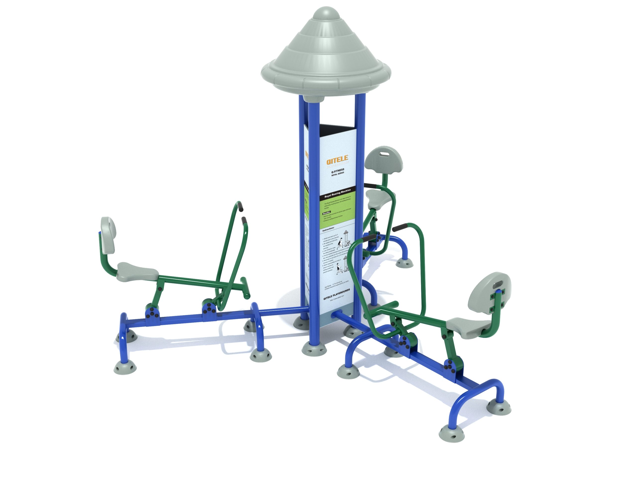 Royal Triple Station Rower - Image 3