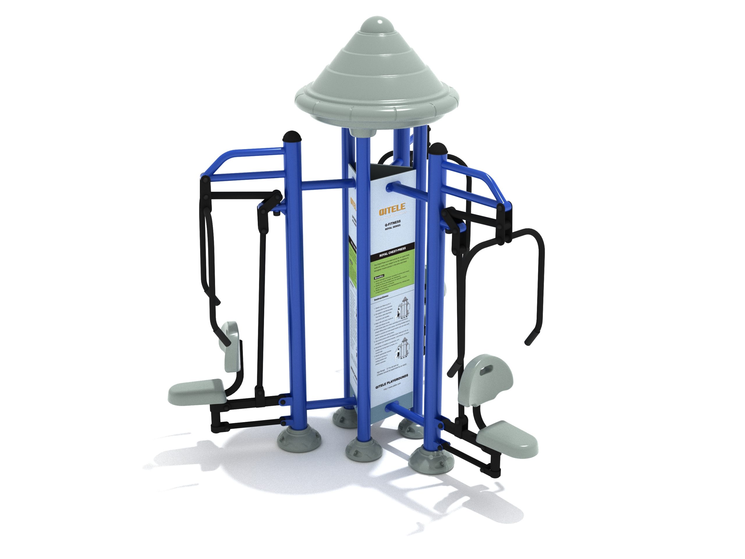 Royal Triple Station Chest Press - Image 9