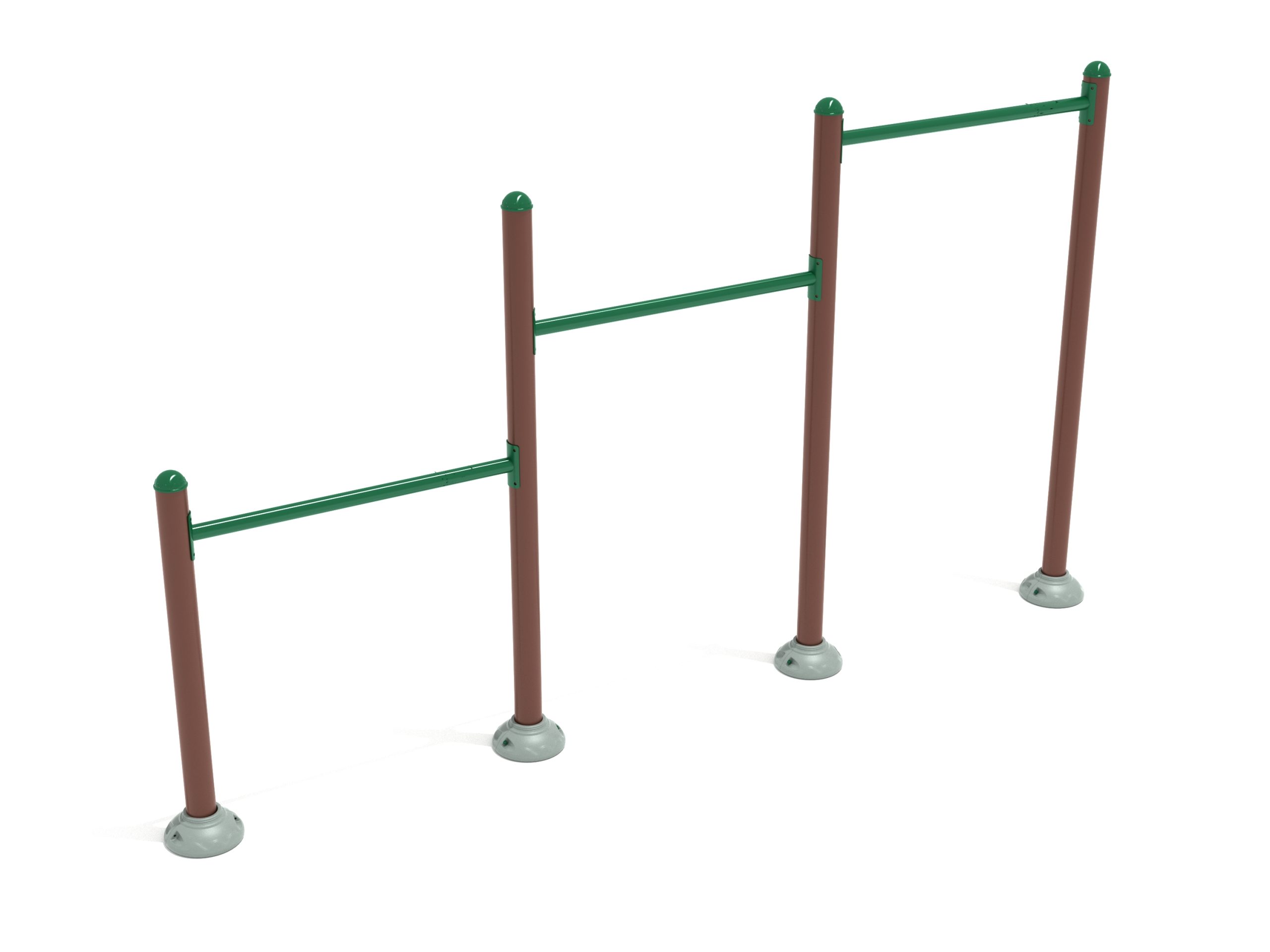 Triple Station Inclined Chin Up Bars - Image 8