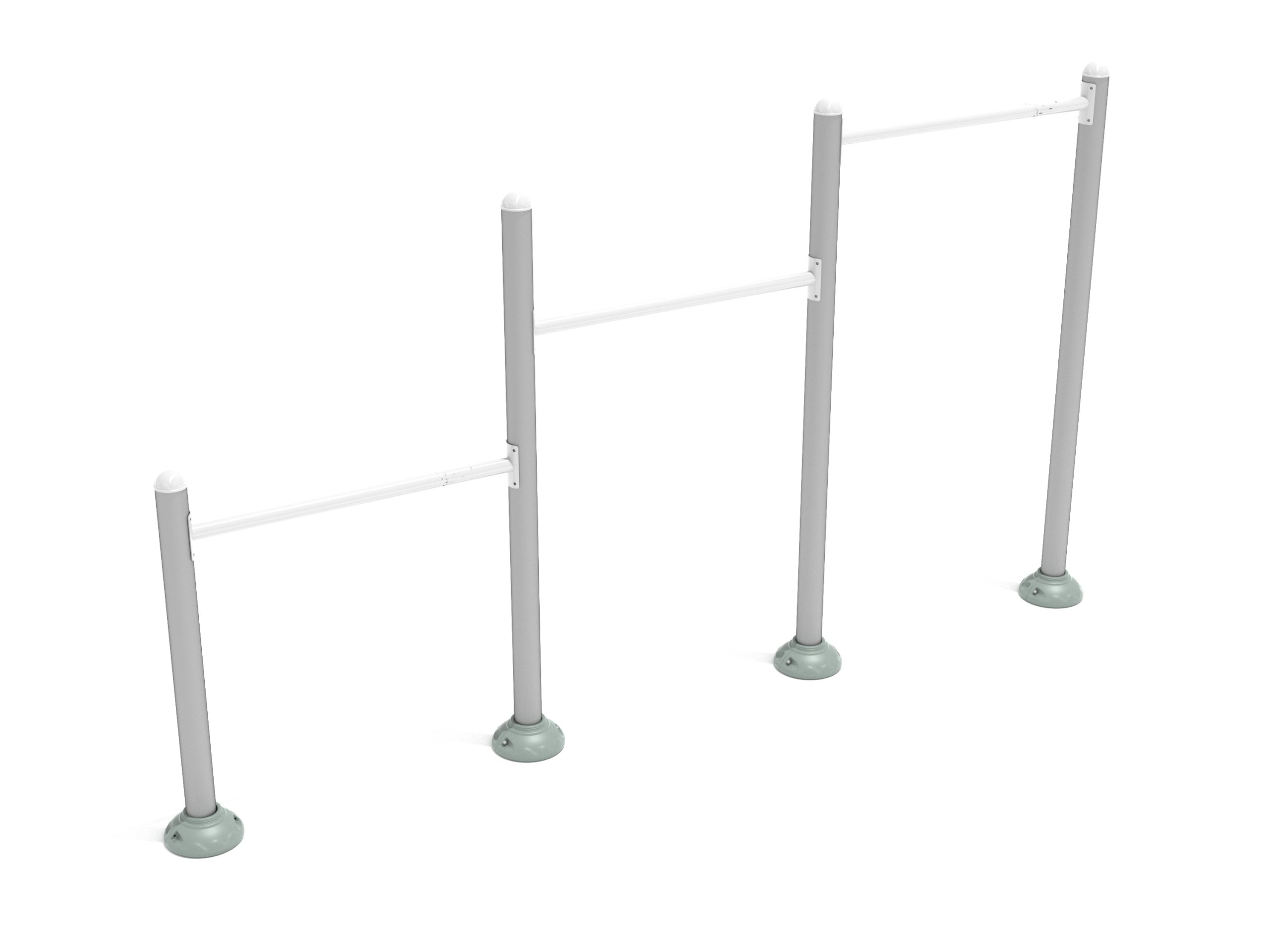 Triple Station Inclined Chin Up Bars - Image 11