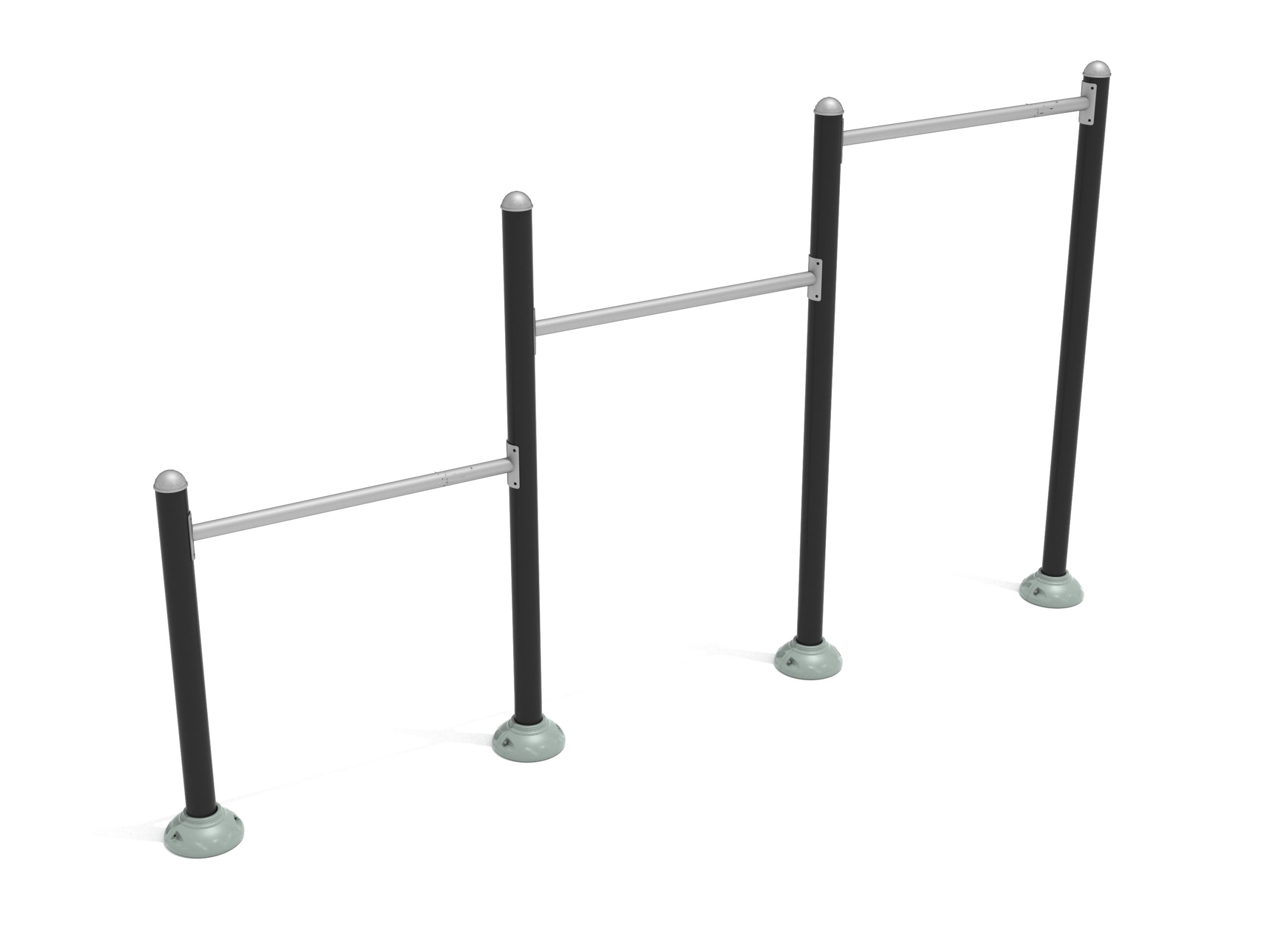 Triple Station Inclined Chin Up Bars - Image 21