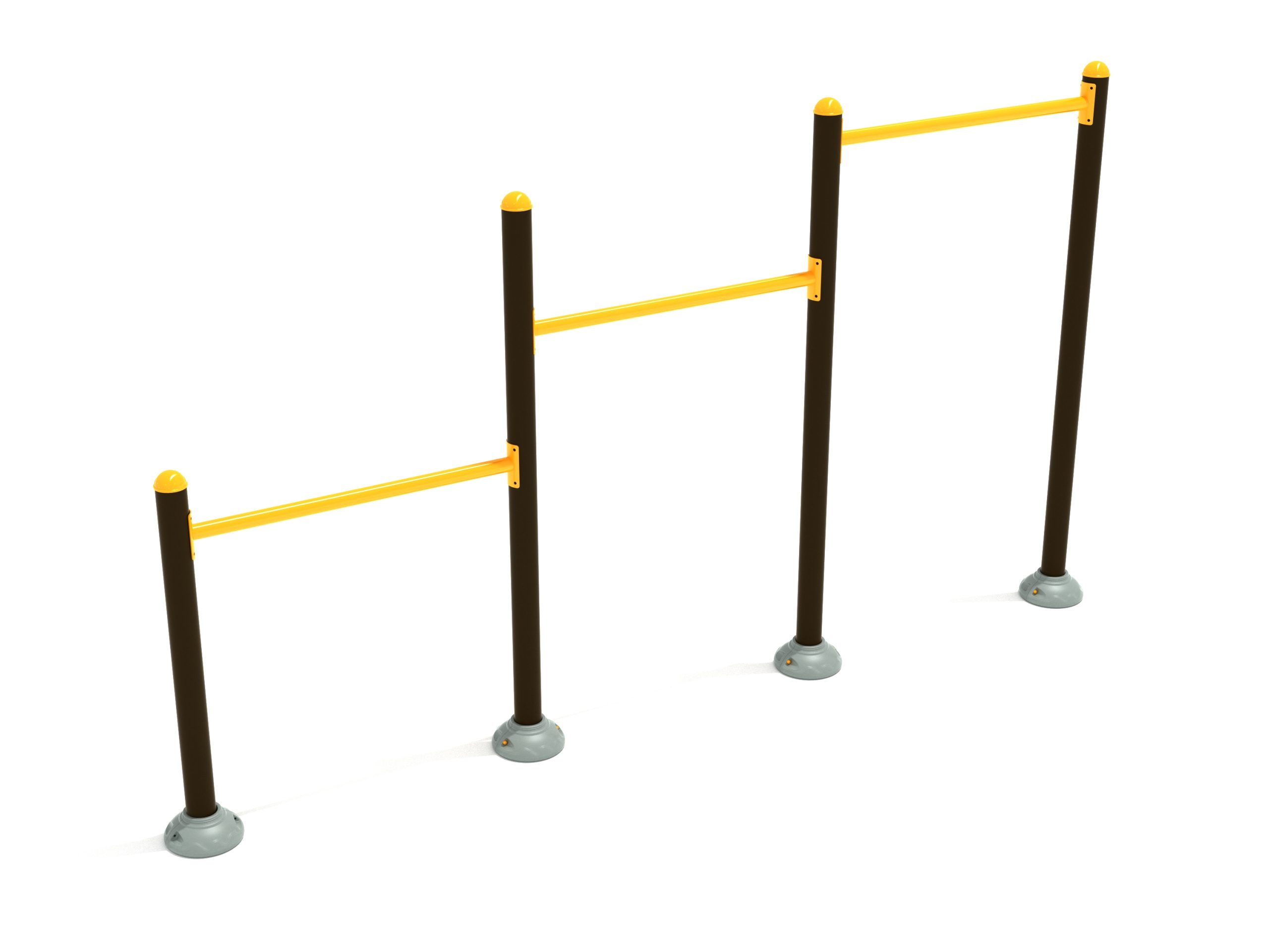 Triple Station Inclined Chin Up Bars - Image 32