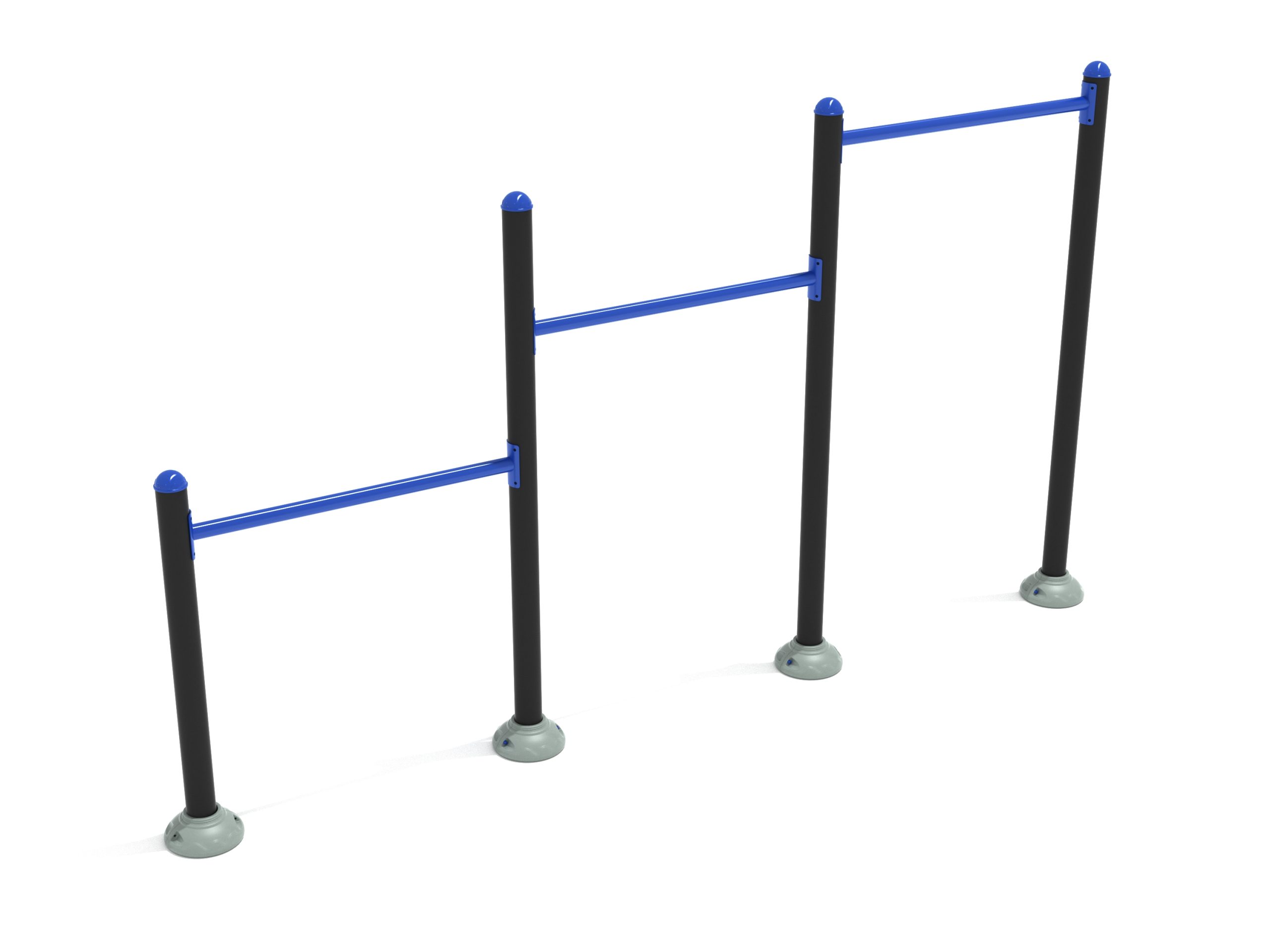 Triple Station Inclined Chin Up Bars - Image 41