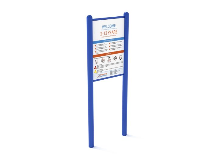 2-Sided Playground Safety Rules and Welcome Sign - Image 85