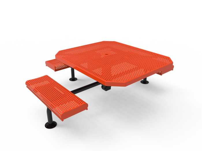 Honeycomb Steel Bonded Octagon Table With Curled Edges - Image 3