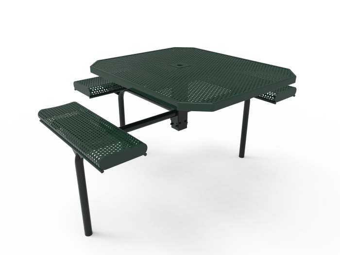 Honeycomb Steel Bonded Octagon Table With Curled Edges - Image 4
