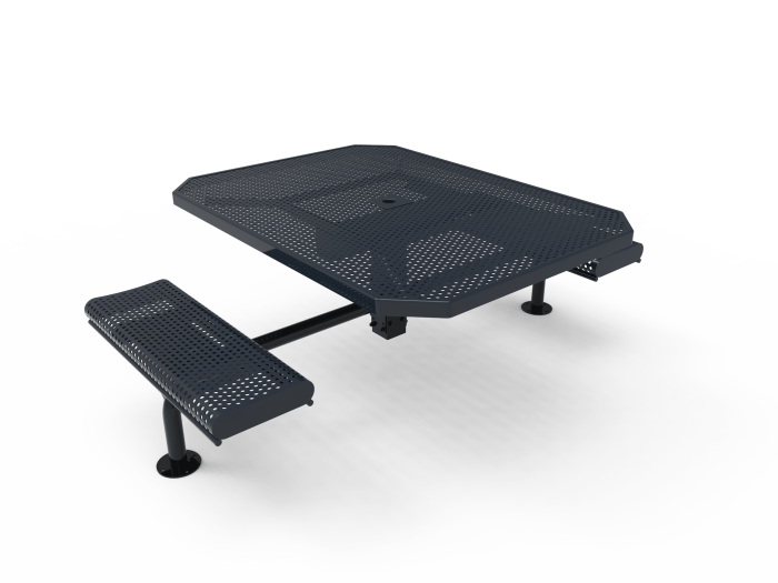 Honeycomb Steel Bonded Octagon Table With Curled Edges - Image 5