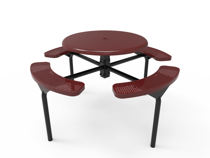 Honeycomb Steel Bonded Round Table With Smooth Top - Image 2