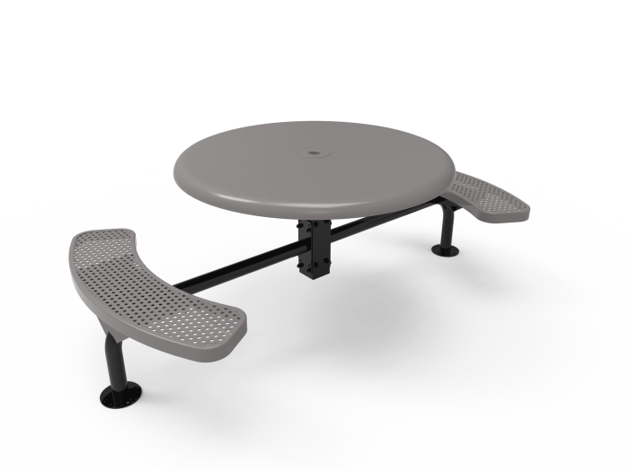 Honeycomb Steel Bonded Round Table With Smooth Top - Image 5