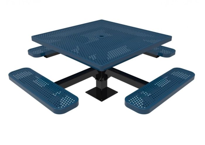 Honeycomb Steel Rooted Square Table
