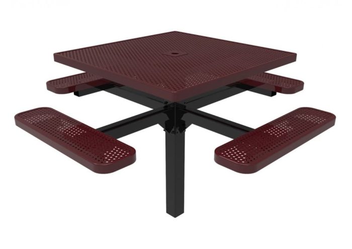 Honeycomb Steel Rooted Square Table - Image 2