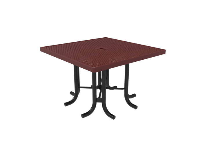 Honeycomb Steel Square Patio Table