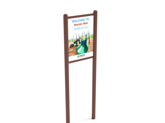 2-Sided Playground Safety Rules and Welcome Sign - Image 94