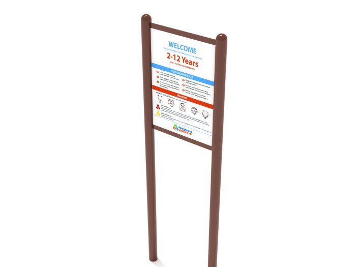 2-Sided Playground Safety Rules and Welcome Sign - Image 95