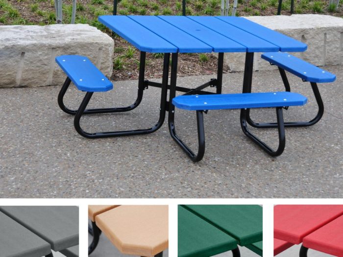 Hybrid Square Outdoor Table - Image 2