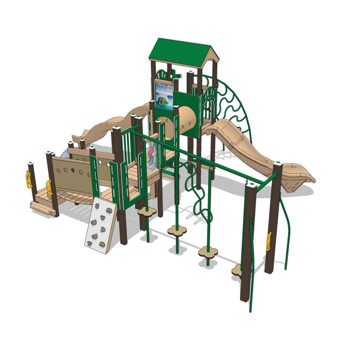 Islander Recycled Plastic Playground - Image 2