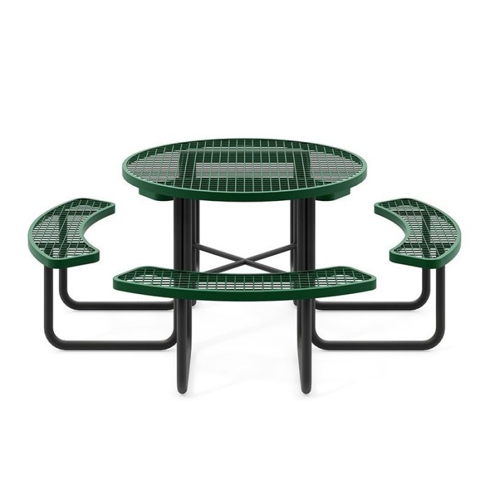 46″ Round Table 4 Seats- Diamond Pattern