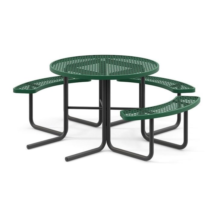 ADA 46″ Round Table 3 Seats- Diamond Pattern - Image 2