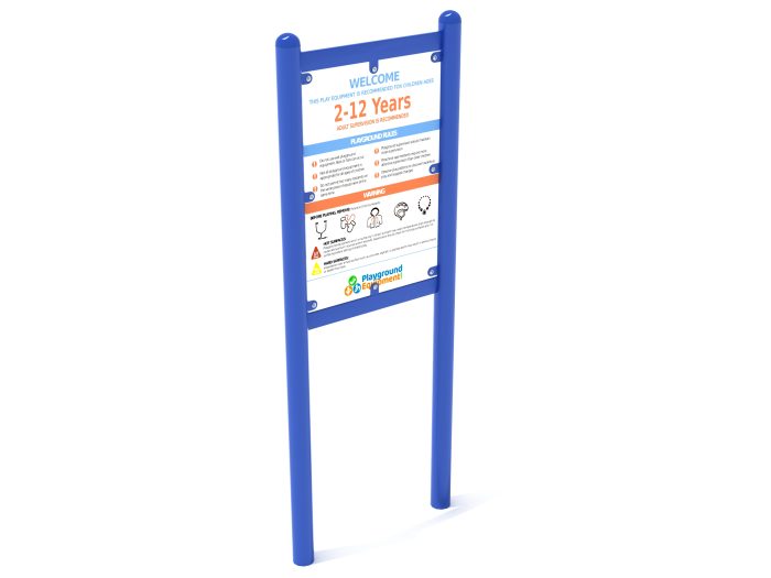 2-Sided Playground Safety Rules and Welcome Sign - Image 100