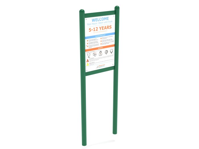 2-Sided Playground Safety Rules and Welcome Sign - Image 106