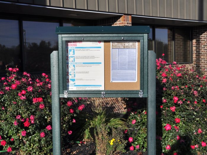 Medium Hinged Message Center