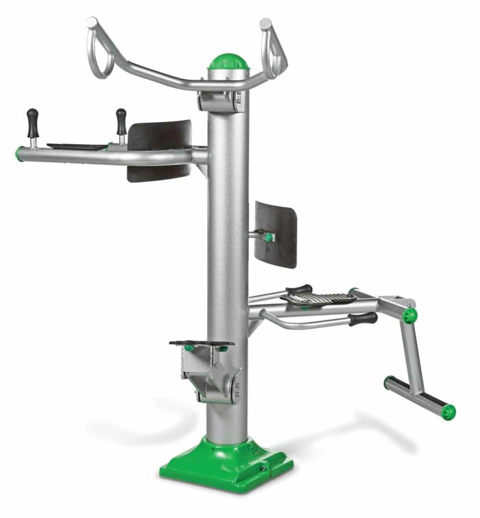 N-Shape Tri Fitness Station - Image 2