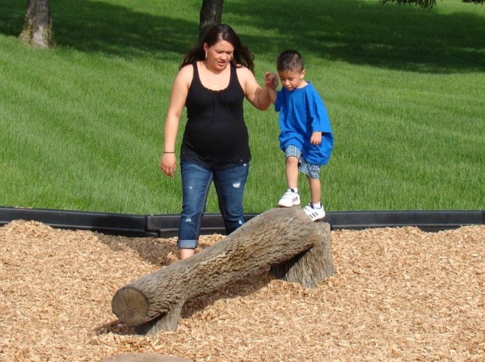 NatureROCKS 8-foot Fallen Tree Balance Beam - Image 2