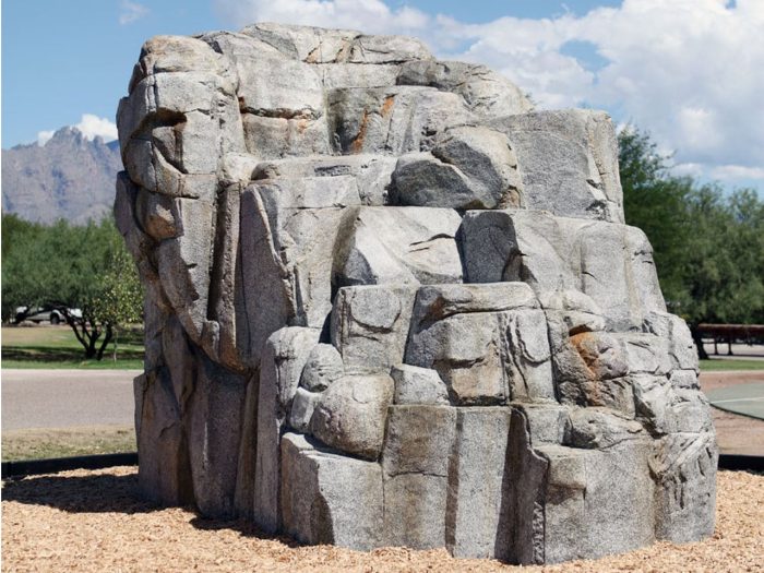 NatureROCKS Large Boulder - Dark Gray Granite