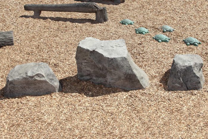 NatureROCKS School Age (5-12 years) Stepping Boulders (Set of 3 with 2 small, 1 large height) - Image 3