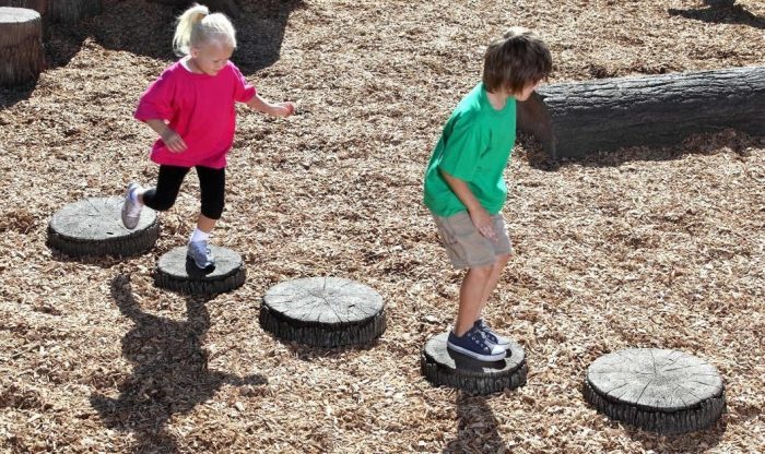 NatureROCKS Tree Slices Walking Path (Set of 5 Slices)