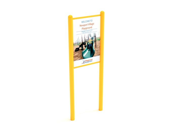 2-Sided Playground Safety Rules and Welcome Sign - Image 110