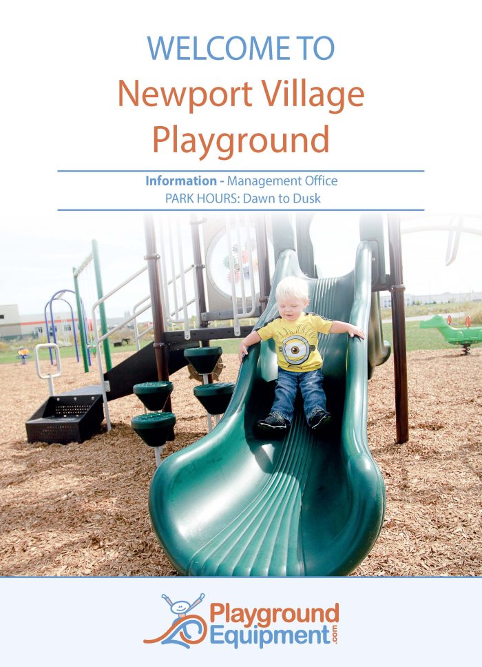 2-Sided Playground Safety Rules and Welcome Sign - Image 114