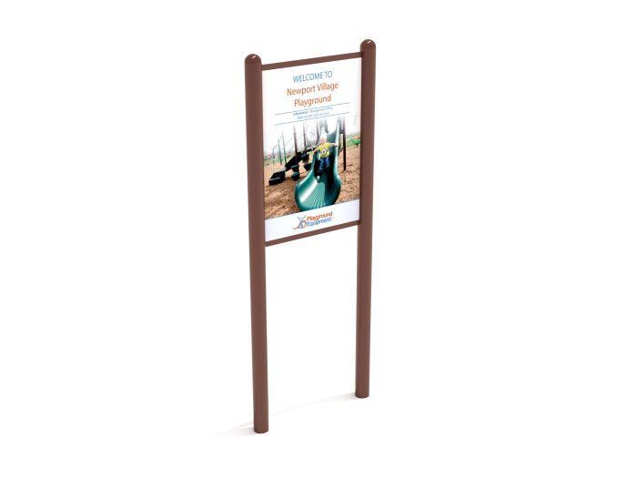 2-Sided Playground Safety Rules and Welcome Sign - Image 116