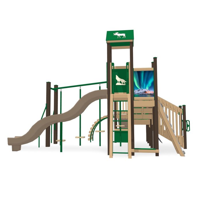 Nordic Village Recycled Plastic Play System - Image 2