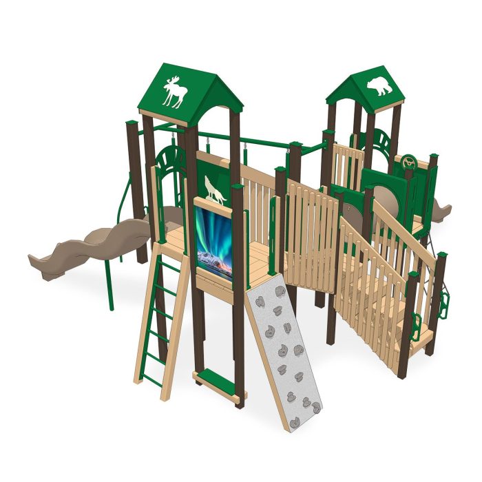 Nordic Village Recycled Plastic Play System - Image 3