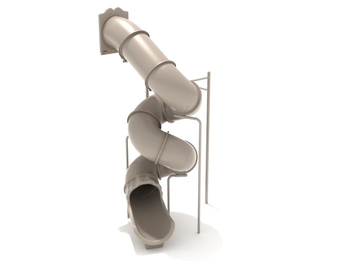 15ft 4.5in Spiral Tube Slide Assembly (reveresed PTS015-CR001 without Clear Sections) - Image 2