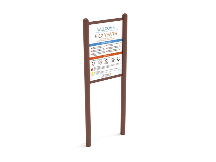 2-Sided Playground Safety Rules and Welcome Sign - Image 122