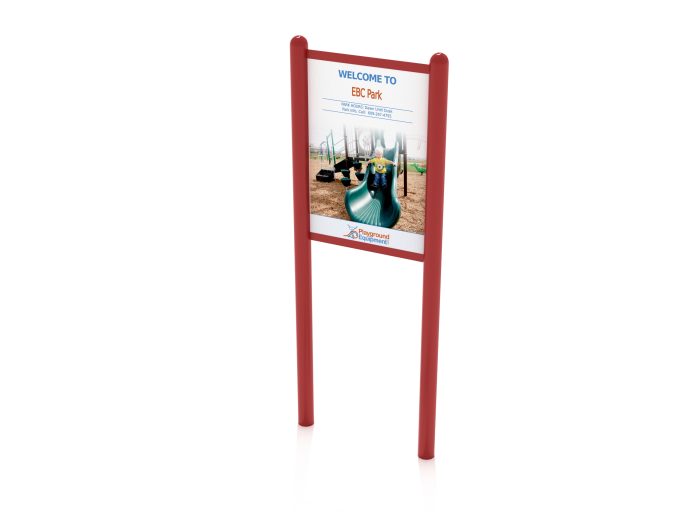 2-Sided Playground Safety Rules and Welcome Sign - Image 127