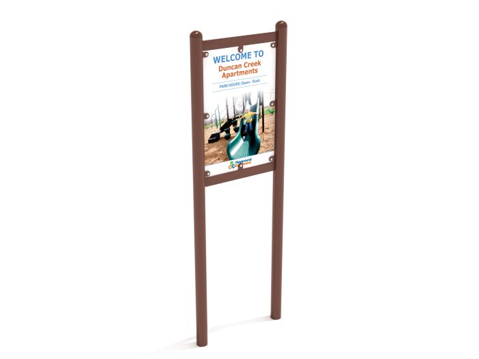2-Sided Playground Safety Rules and Welcome Sign - Image 128