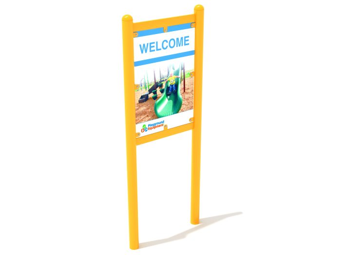 2-Sided Playground Safety Rules and Welcome Sign - Image 133