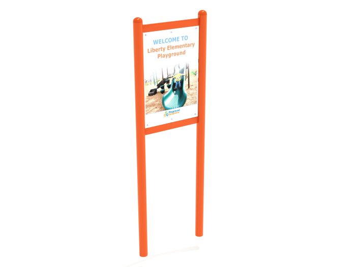 2-Sided Playground Safety Rules and Welcome Sign - Image 138