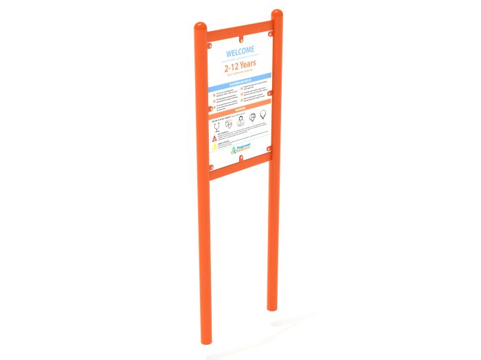 2-Sided Playground Safety Rules and Welcome Sign - Image 139